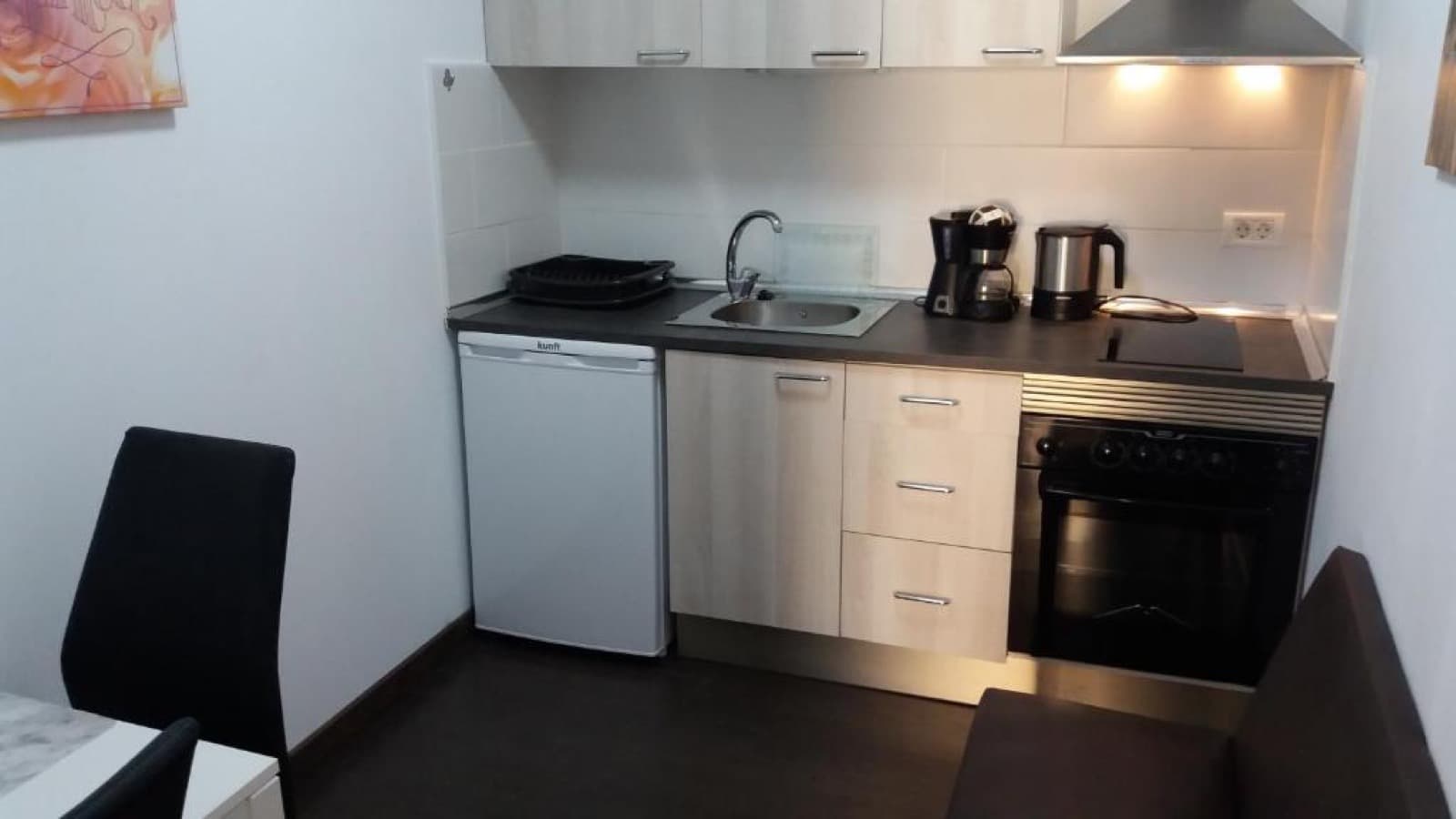 Private, equipped kitchen